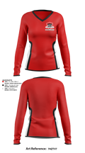 Positive Trash Talk 40106424 Women's Long Sleeve V-neck Shirt - 1