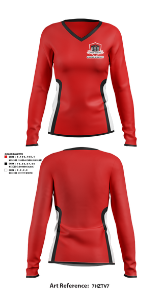 Womens Long Sleeve Vneck Shirt, Positive Trash Talk, Women's Basketball, Teamtime, Team time, sublimation, custom sports apparel, team uniforms, spirit wear, spiritwear, sports uniforms, custom shirts, team store, custom team store, fundraiser sports, apparel fundraiser