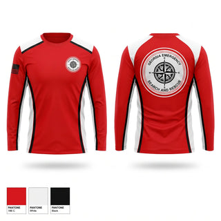 Long Sleeve Performance Shirt, GESAR, EMS/EMT, Teamtime, Team time, sublimation, custom sports apparel, team uniforms, spirit wear, spiritwear, sports uniforms, custom shirts, team store, custom team store, fundraiser sports, apparel fundraiser