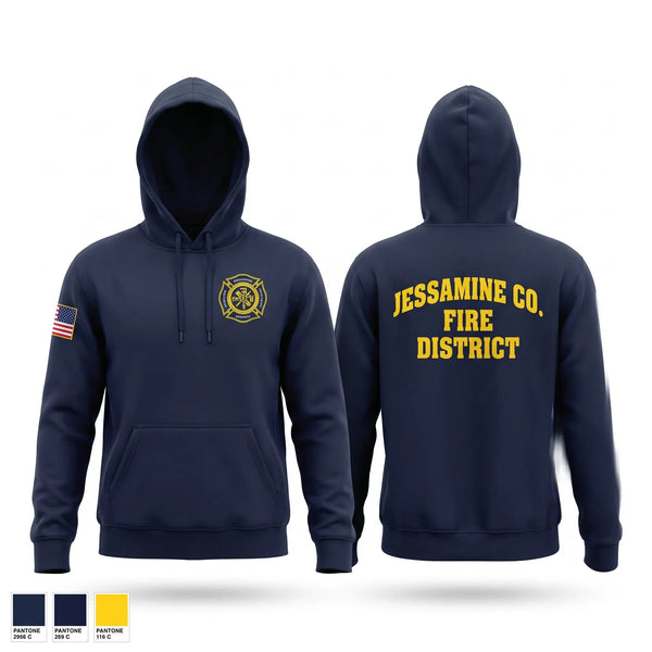 Hoodie, Jessamine county fire, Fire Department, Teamtime, Team time, sublimation, custom sports apparel, team uniforms, spirit wear, spiritwear, sports uniforms, custom shirts, team store, custom team store, fundraiser sports, apparel fundraiser