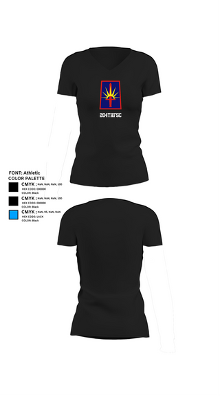 Womens Short Sleeve Vneck Shirt, 204thFSC, National Guard, Teamtime, Team time, sublimation, custom sports apparel, team uniforms, spirit wear, spiritwear, sports uniforms, custom shirts, team store, custom team store, fundraiser sports, apparel fundraiser