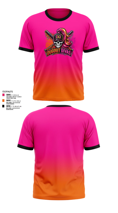 Dugout divas 33189560 Short Sleeve Performance Shirt - 7