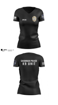 SPD K9 31253837 Women's Short Sleeve V-neck Shirt - 4