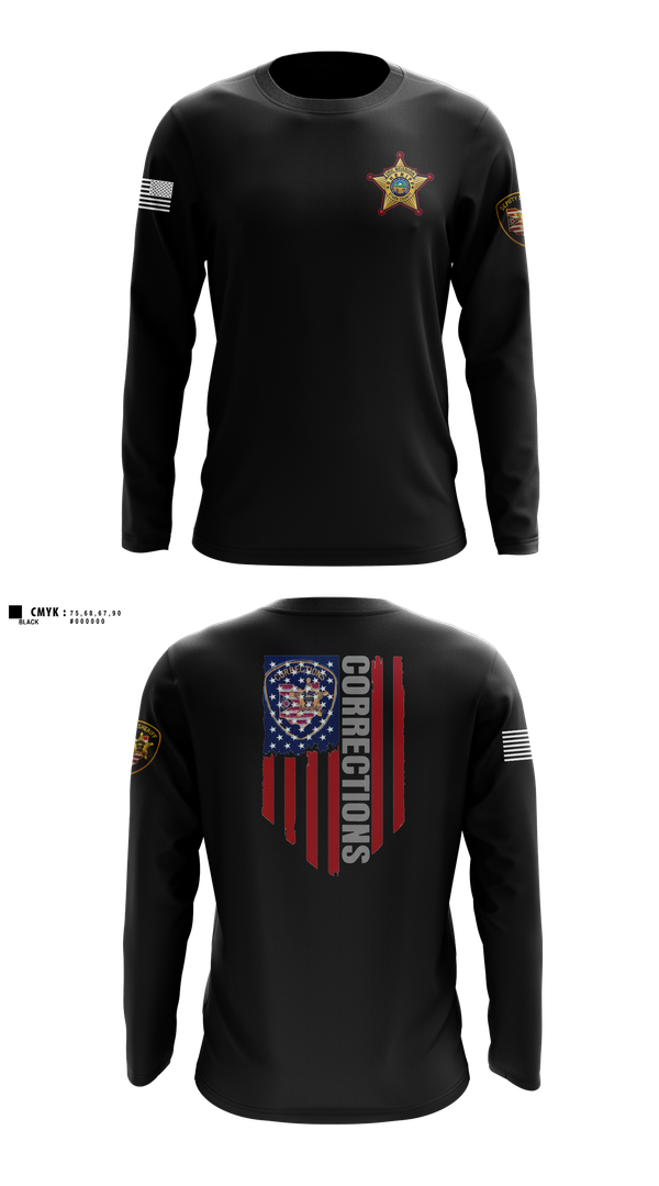 Long Sleeve Performance Shirt, Ottawa County Sheriff’s Office, Police, Teamtime, Team time, sublimation, custom sports apparel, team uniforms, spirit wear, spiritwear, sports uniforms, custom shirts, team store, custom team store, fundraiser sports, apparel fundraiser