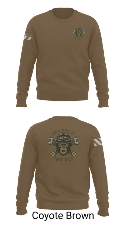 87th CEC-A FMT PLT 27162663 Crew Neck Sweatshirt - 5