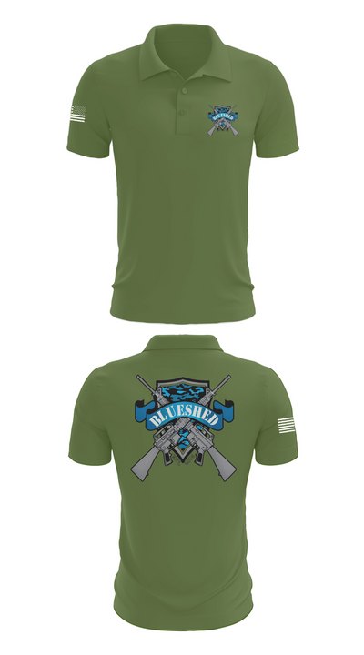 Blueshed Gun Shop 36061412 Short Sleeve Performance Polo - 47