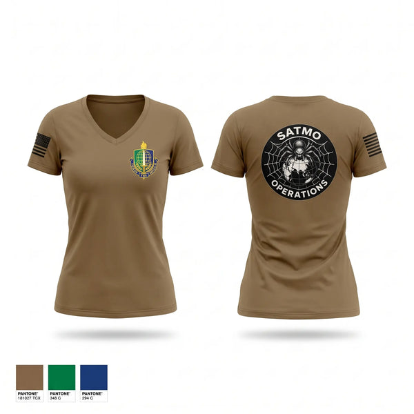 Womens Short Sleeve Vneck Shirt, SATMO S3, Army, Teamtime, Team time, sublimation, custom sports apparel, team uniforms, spirit wear, spiritwear, sports uniforms, custom shirts, team store, custom team store, fundraiser sports, apparel fundraiser