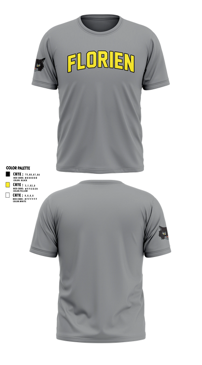 Florien Blackcats Short Sleeve Performance Shirt - 13