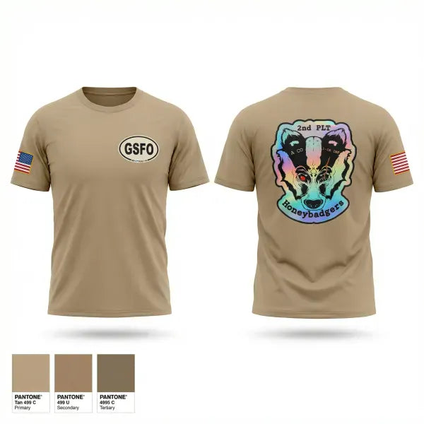 Old School Cotton Feel Shirt, 2nd plt Aco 1-16 INF, Army, Teamtime, Team time, sublimation, custom sports apparel, team uniforms, spirit wear, spiritwear, sports uniforms, custom shirts, team store, custom team store, fundraiser sports, apparel fundraiser