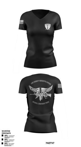 Women's Short Sleeve Vneck Shirt, LCSO Special Response Team, Police, Teamtime, Team time, sublimation, custom sports apparel, team uniforms, spirit wear, spiritwear, sports uniforms, custom shirts, team store, custom team store, fundraiser sports, apparel fundraiser