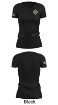 4th infantry Division 25162444 Women's Short Sleeve V-neck Shirt - 24