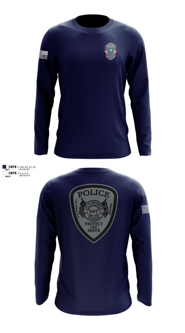 Long Sleeve Performance Shirt, Bradenton Police HNT, , Teamtime, Team time, sublimation, custom sports apparel, team uniforms, spirit wear, spiritwear, sports uniforms, custom shirts, team store, custom team store, fundraiser sports, apparel fundraiser