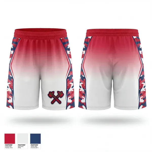 Womens Shorts, Alaska Legion Baseball, Baseball, Teamtime, Team time, sublimation, custom sports apparel, team uniforms, spirit wear, spiritwear, sports uniforms, custom shirts, team store, custom team store, fundraiser sports, apparel fundraiser