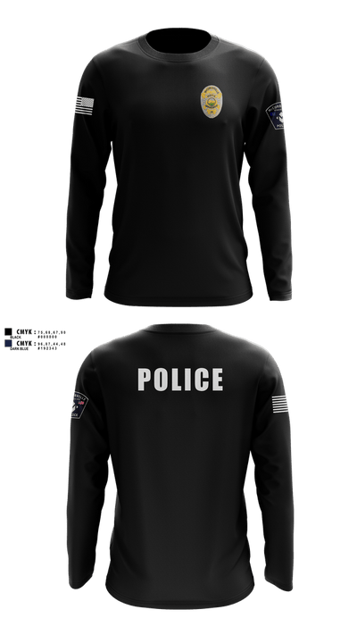 McCordsville Police Department 1417548 Long Sleeve Performance Shirt 3