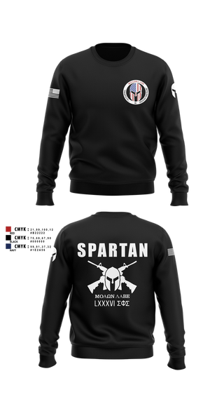 Crew Neck Sweatshirt, 86 Security Forces Squadron, Air Force, Teamtime, Team time, sublimation, custom sports apparel, team uniforms, spirit wear, spiritwear, sports uniforms, custom shirts, team store, custom team store, fundraiser sports, apparel fundraiser