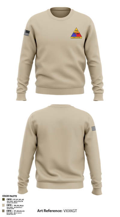 49th Armored 63475164 Crew Neck Sweatshirt - 2