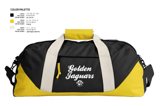 Duffle Bag, Golden Jaguars Softball, Softball, Teamtime, Team time, sublimation, custom sports apparel, team uniforms, spirit wear, spiritwear, sports uniforms, custom shirts, team store, custom team store, fundraiser sports, apparel fundraiser