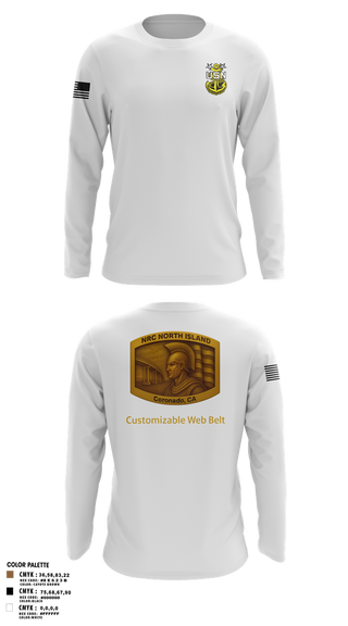 Long Sleeve Performance Shirt, NRC NORTH ISLAND, Navy, Teamtime, Team time, sublimation, custom sports apparel, team uniforms, spirit wear, spiritwear, sports uniforms, custom shirts, team store, custom team store, fundraiser sports, apparel fundraiser