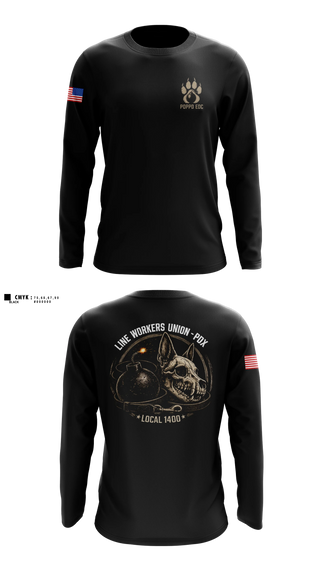 Long Sleeve Performance Shirt, Port Of Portland Police K9, Police, Teamtime, Team time, sublimation, custom sports apparel, team uniforms, spirit wear, spiritwear, sports uniforms, custom shirts, team store, custom team store, fundraiser sports, apparel fundraiser