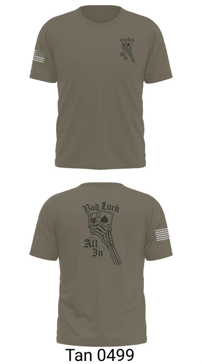 4th plt bad luck 18253345 Short Sleeve Performance Shirt - 76