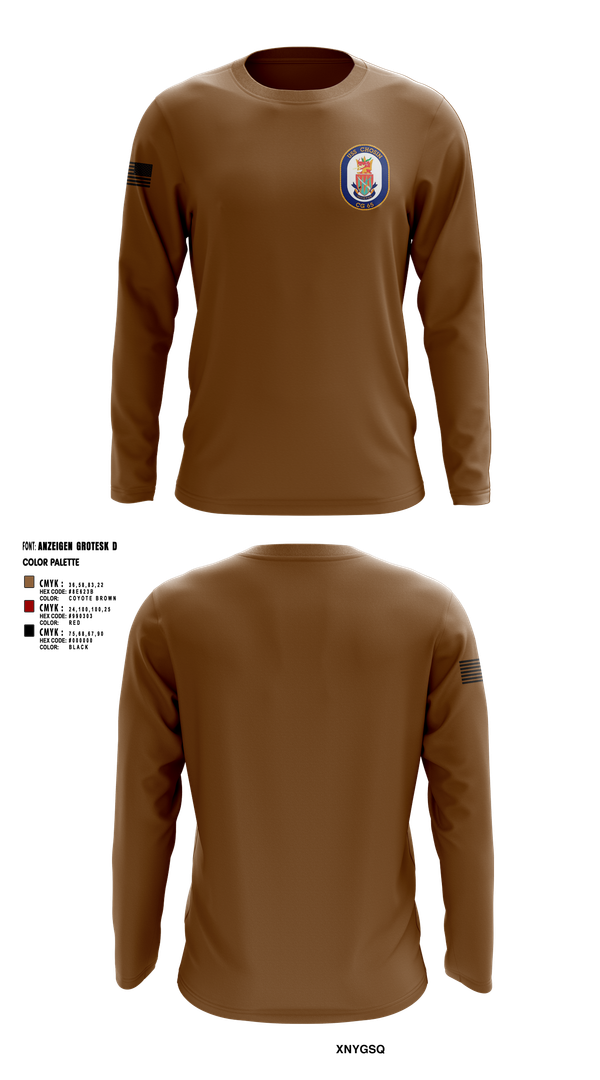 Long Sleeve Performance Shirt, USS CHOSIN, , Teamtime, Team time, sublimation, custom sports apparel, team uniforms, spirit wear, spiritwear, sports uniforms, custom shirts, team store, custom team store, fundraiser sports, apparel fundraiser