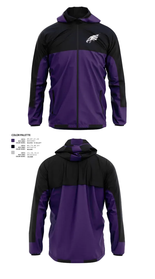 Windbreaker, Southern Valley Eagles, Men's Basketball, Teamtime, Team time, sublimation, custom sports apparel, team uniforms, spirit wear, spiritwear, sports uniforms, custom shirts, team store, custom team store, fundraiser sports, apparel fundraiser