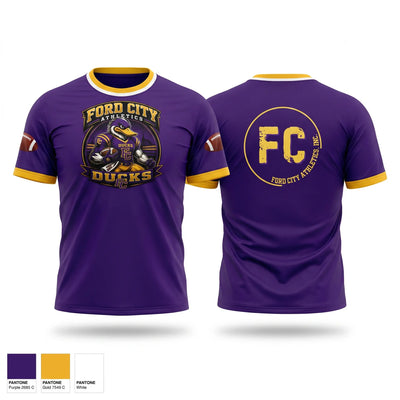 Ford city ducks Short Sleeve Performance Shirt - 1
