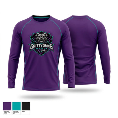 Gritty Dawg Academy Long Sleeve Performance Shirt 3