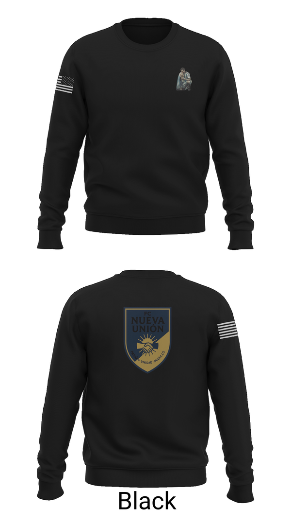 Crew Neck Sweatshirt, FC Nueva Unión, Men's Soccer, Teamtime, Team time, sublimation, custom sports apparel, team uniforms, spirit wear, spiritwear, sports uniforms, custom shirts, team store, custom team store, fundraiser sports, apparel fundraiser