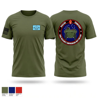 Old School Cotton Feel Shirt, 2d AABn, Marines, Teamtime, Team time, sublimation, custom sports apparel, team uniforms, spirit wear, spiritwear, sports uniforms, custom shirts, team store, custom team store, fundraiser sports, apparel fundraiser