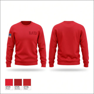 Crew Neck Sweatshirt, RAID, Army, Teamtime, Team time, sublimation, custom sports apparel, team uniforms, spirit wear, spiritwear, sports uniforms, custom shirts, team store, custom team store, fundraiser sports, apparel fundraiser