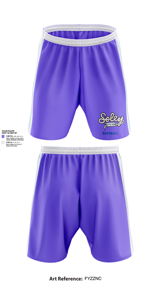 Athletic Shorts With Pockets, Soley Stars, Baseball, Teamtime, Team time, sublimation, custom sports apparel, team uniforms, spirit wear, spiritwear, sports uniforms, custom shirts, team store, custom team store, fundraiser sports, apparel fundraiser