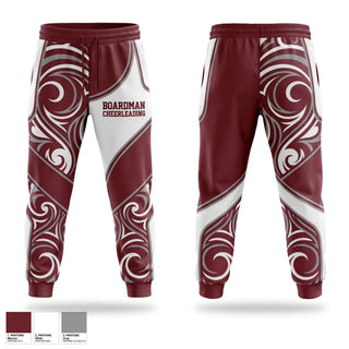 Sweatpants, Boardman Cheerleading, Cheer, Teamtime, Team time, sublimation, custom sports apparel, team uniforms, spirit wear, spiritwear, sports uniforms, custom shirts, team store, custom team store, fundraiser sports, apparel fundraiser