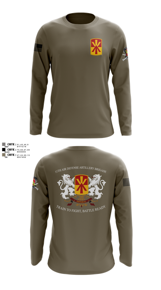 Long Sleeve Performance Shirt, Bravo 1-43 ADA, Army, Teamtime, Team time, sublimation, custom sports apparel, team uniforms, spirit wear, spiritwear, sports uniforms, custom shirts, team store, custom team store, fundraiser sports, apparel fundraiser