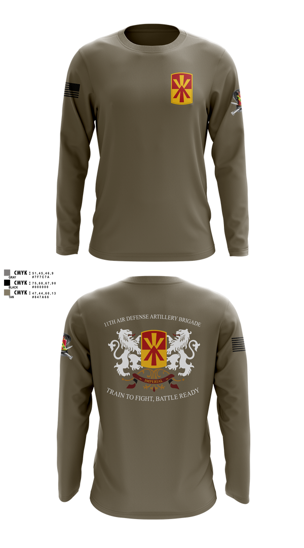 Long Sleeve Performance Shirt, Bravo 1-43 ADA, Army, Teamtime, Team time, sublimation, custom sports apparel, team uniforms, spirit wear, spiritwear, sports uniforms, custom shirts, team store, custom team store, fundraiser sports, apparel fundraiser