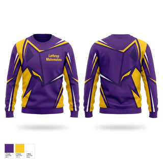 Crew Neck Sweatshirt, Lathrop Malemutes, Women's Basketball, Teamtime, Team time, sublimation, custom sports apparel, team uniforms, spirit wear, spiritwear, sports uniforms, custom shirts, team store, custom team store, fundraiser sports, apparel fundraiser