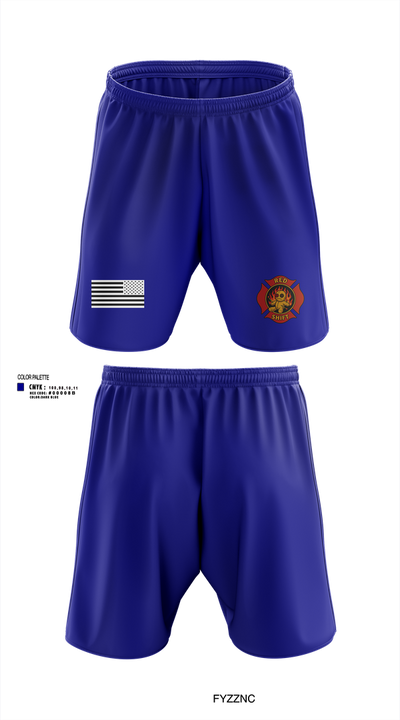 City of Lake Geneva Fire Department 76395935 Athletic Shorts With Pockets - 102