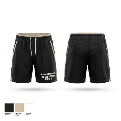 Athletic Shorts With Pockets, Alameda County Fire Department Crew 8, Fire Department, Teamtime, Team time, sublimation, custom sports apparel, team uniforms, spirit wear, spiritwear, sports uniforms, custom shirts, team store, custom team store, fundraiser sports, apparel fundraiser