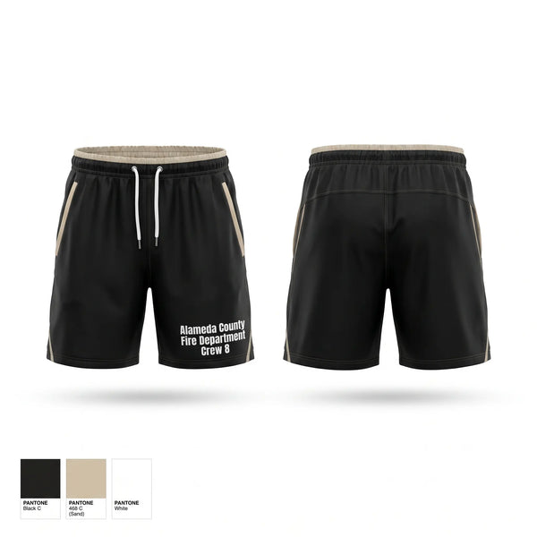 Athletic Shorts With Pockets, Alameda County Fire Department Crew 8, Fire Department, Teamtime, Team time, sublimation, custom sports apparel, team uniforms, spirit wear, spiritwear, sports uniforms, custom shirts, team store, custom team store, fundraiser sports, apparel fundraiser
