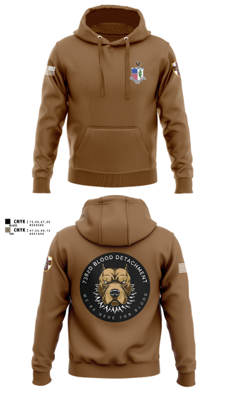 Hoodie, 7236 Medical Support Unit, Army, Teamtime, Team time, sublimation, custom sports apparel, team uniforms, spirit wear, spiritwear, sports uniforms, custom shirts, team store, custom team store, fundraiser sports, apparel fundraiser