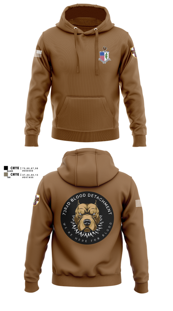 Hoodie, 7236 Medical Support Unit, Army, Teamtime, Team time, sublimation, custom sports apparel, team uniforms, spirit wear, spiritwear, sports uniforms, custom shirts, team store, custom team store, fundraiser sports, apparel fundraiser
