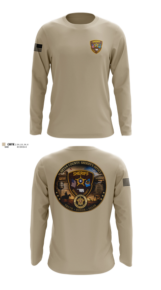Long Sleeve Performance Shirt, Bryan County Sheriff’s Office, Police, Teamtime, Team time, sublimation, custom sports apparel, team uniforms, spirit wear, spiritwear, sports uniforms, custom shirts, team store, custom team store, fundraiser sports, apparel fundraiser