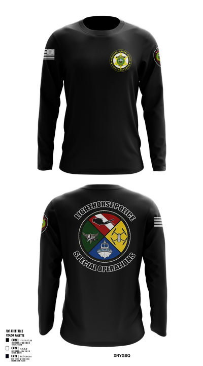 Muscogee Nation Special Operations 96454937 Long Sleeve Performance Shirt 1
