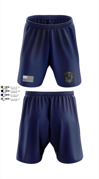 Athletic Shorts With Pockets, Roy Cit Police K9, Police, Teamtime, Team time, sublimation, custom sports apparel, team uniforms, spirit wear, spiritwear, sports uniforms, custom shirts, team store, custom team store, fundraiser sports, apparel fundraiser
