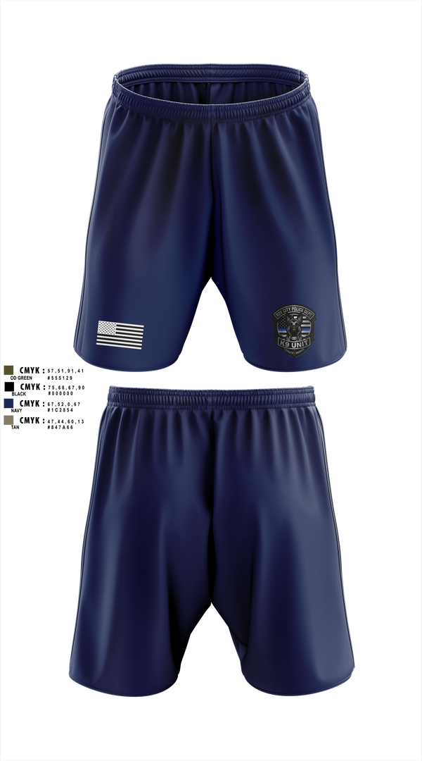 Athletic Shorts With Pockets, Roy Cit Police K9, Police, Teamtime, Team time, sublimation, custom sports apparel, team uniforms, spirit wear, spiritwear, sports uniforms, custom shirts, team store, custom team store, fundraiser sports, apparel fundraiser
