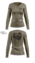 7TH ATC 6494550 Women's Long Sleeve V-neck Shirt - 12