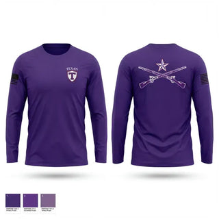 Long Sleeve Performance Shirt, Texan Corps of Cadets, Army, Teamtime, Team time, sublimation, custom sports apparel, team uniforms, spirit wear, spiritwear, sports uniforms, custom shirts, team store, custom team store, fundraiser sports, apparel fundraiser