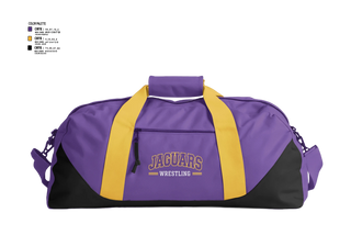 Duffle Bag, Jag highschool jaguars, Wrestling, Teamtime, Team time, sublimation, custom sports apparel, team uniforms, spirit wear, spiritwear, sports uniforms, custom shirts, team store, custom team store, fundraiser sports, apparel fundraiser