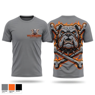 YFL Bulldogs Short Sleeve Performance Shirt - 1