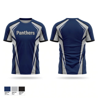 Short Sleeve Performance Shirt, Panthers, Men's Basketball, Teamtime, Team time, sublimation, custom sports apparel, team uniforms, spirit wear, spiritwear, sports uniforms, custom shirts, team store, custom team store, fundraiser sports, apparel fundraiser